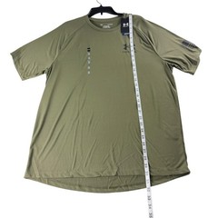 Under Armour Mens Freedom Tech Tee Marine OD Green XL 1369468 Flag Graphic NWT