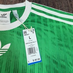 Adidas Originals Trefoil Poly Tee Men’s Sz XL Green IM9457