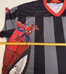 Spider-Man Men’s and Big Men’s Graphic Mesh Soccer Jersey, 3XL