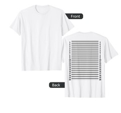 Hair Length Check Hair Growth Track Your Long Hair Backprint T-Shirt