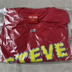 Full Send Steve Will Do It Shirt Mens Small Red Funny Graphic Streetwear Tee