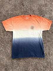 Vans Peace Of Mind Dip Dye Short Sleeve T-Shirt Melon Celadon Green Men’s L