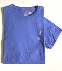 POLO Ralph LAUREN Men`s Crew-neck T-shirt CUSTOM SLIM Fit Blue Green M L XL 2XL