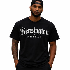 Kensington Philly Shirt Gothic Streetwear Graphic Tee Urban Philadelphia T-Shirt