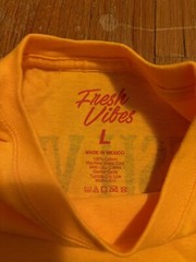 Fresh Vibes San Juan Bautista Better Than Authentic Take Out Yellow Tee Large