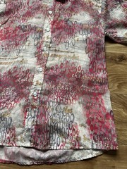Dolce Gabbana Vintage Shirt Men M Graphic Text Abstract Spellout Silk Cotton Top