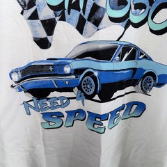 Shelby Ford Mustang Cut Off Shirt Sleeveless Muscle Graphic Tees GT 350 SZ L