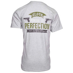NWT GLOCK Pursuit Perfection Short Sleeve T-Shirt 2XL XXL AA75121 Gray