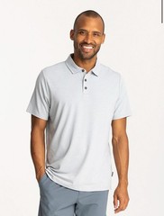 Free Fly Men’s Bamboo Flex Polo || T Shirt (MFXPOL-309-M) Size medium Color Gray