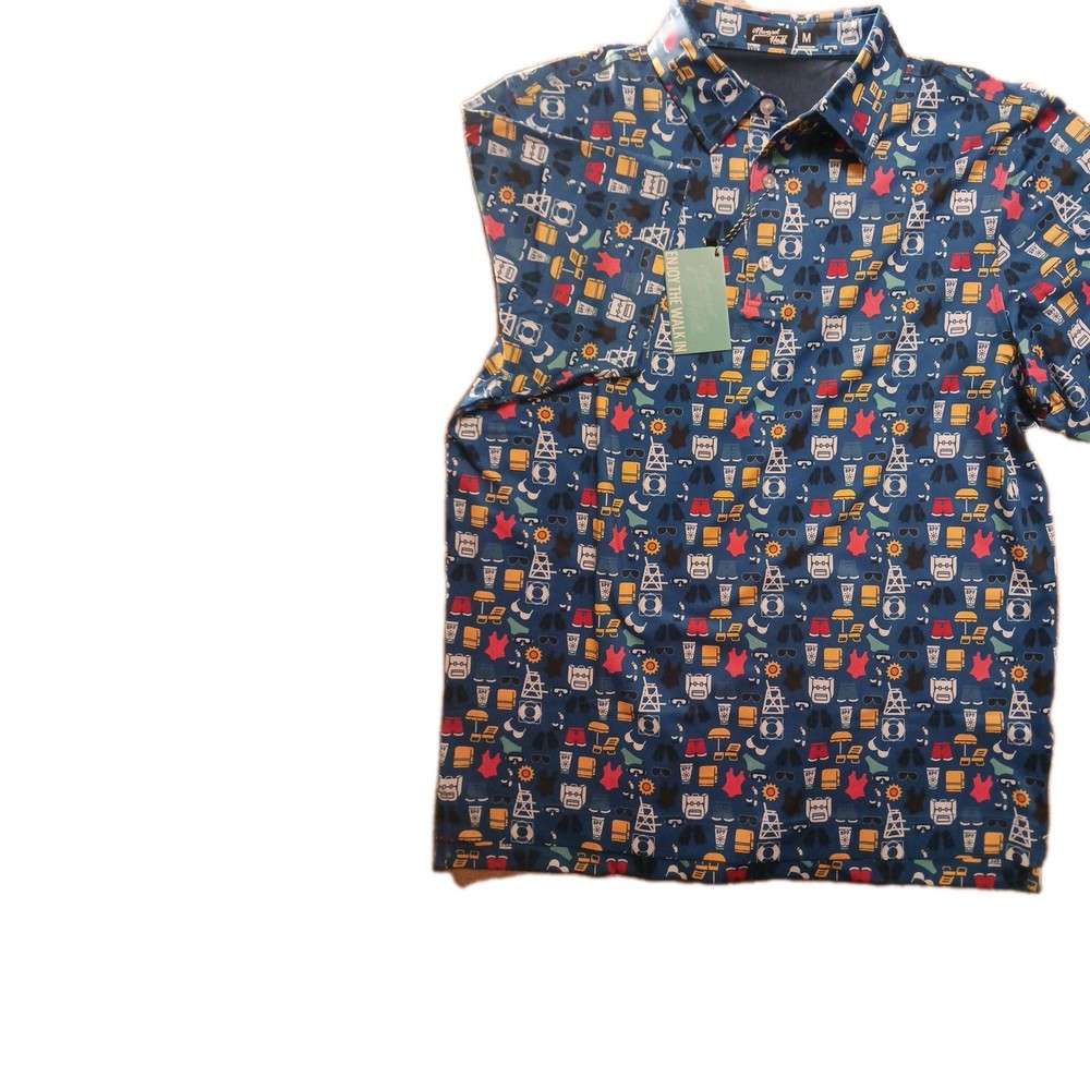 Nward Halb Men’s Shirt .SizeM .multicolor .made As Polyster Spandex .
