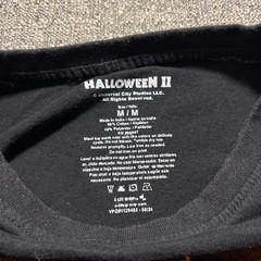 Halloween II Horror Movie T Shirt Medium M Black No Place To Hide Michael Myers