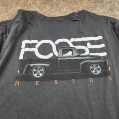 Foose Design Mens Charcoal Gray Graphic T-Shirt Ford F100 Truck Back Print 2XL