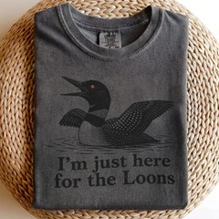 Funny Loon Bird Lover Graphic Comfort Tee