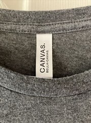 THE CORAL CACTUS (CHRISTMAS TREE) UNISEX GRAY LS POLY COTTON RAYON T SHIRT SZ LG