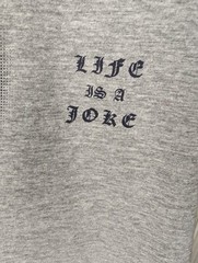 Elevenparis Shirt Mens XL Gray Skull Head Graphic Life is a Joke Grunge NWOT B07