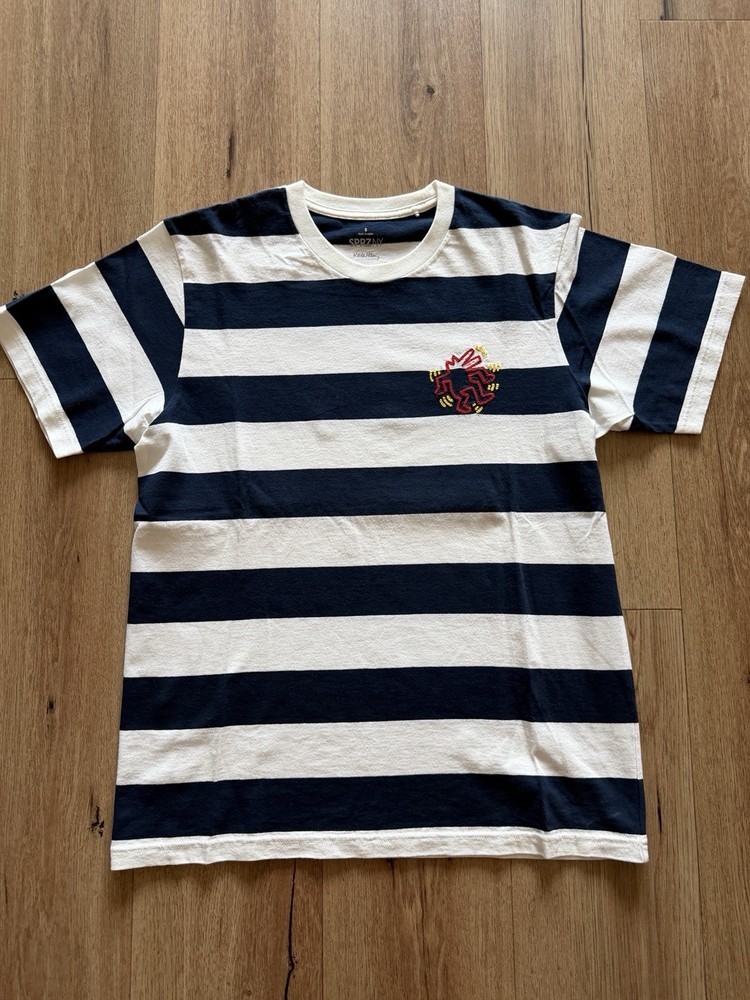 Uniqlo Keith Haring T Shirt Stripe Medium Street Art Summer