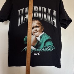 UFC Shirt Mens Small Black Hasbulla Magomedov Graphic Tee T-Shirt MMA Sports