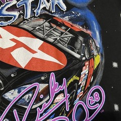 Vtg 90s Ricky Rudd Nascar Track Star All Over Print XL Chase -Small Spots Pic #4
