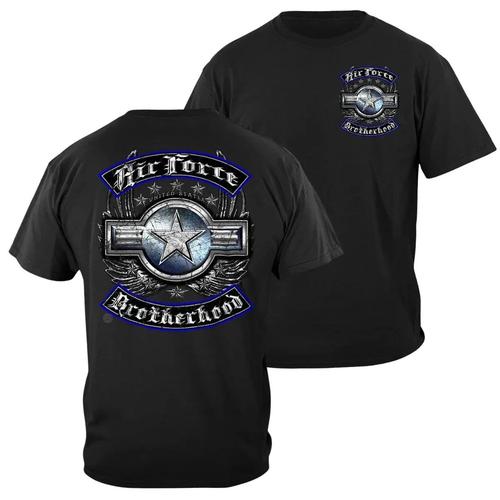 Air Force Brotherhood Shirt, Military Wing Star Graphic Tee, Veteran Air Force