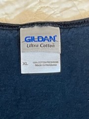 Gildan Men’s Ultra Cotton Tank Top Muscle T-Shirt XL Black