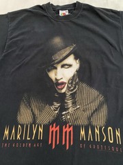 2003 Marilyn Manson Golden Age Of The Grotesque Tour Vintage T-Shirt | Size M