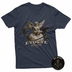 Vintage Evolve Eternal World Graphic Streetwear T-Shirt