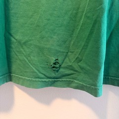 Polo by Ralph Lauren Shirt Mens M Green Short Sleeve Crewneck Tee Distressed