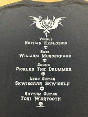 Metalocalypse Dethklok Band Tee Go Forth And Die Cartoon Network L T-Shirt