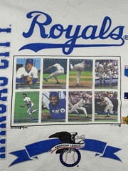 1994 Kansas City Royals Upper Deck American League Graphic T-Shirt 90s MLB