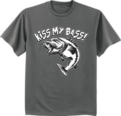 Funny Bass Fishing T-shirt Mens Gifts Graphic Tees Clothing Apparel Accessories