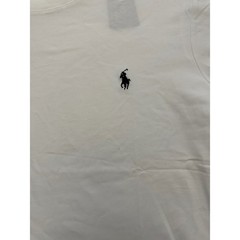 Polo Ralph Lauren White Cotton Crew Neck T-Shirt XXL Tailored Fit New With Tags