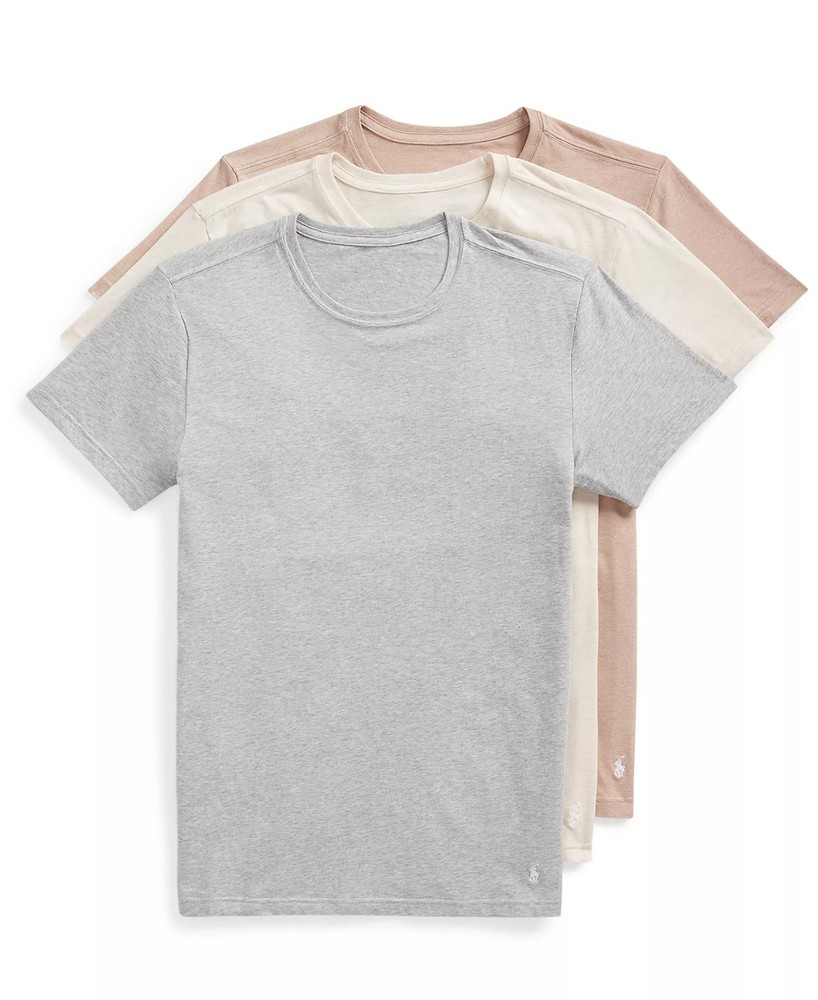 NEW Polo Ralph Lauren Men’s 3-Pack Slim-Fit Stretch Undershirts Size-S
