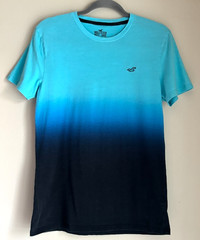 Hollister Must-Have Collection Ombre Tee Shirt Adult Medium Embroidered Logo