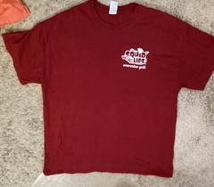 Squid Lips Overwater Grill Maroon Graphic T Shirt XL Florida Grouper Graphic