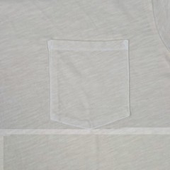 Marine Layer Tee Mens XXL Vintage Heavy Slub Pocket Antique Cream Short Sleeve