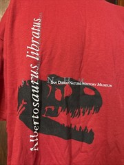 NWT Vintage San Diego Natural History Museum Shirt Size XL Mens Dinosaur Fossil