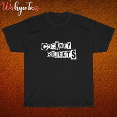 New COCKNEY REJECTS Logo Black/Grey/Navy/White Size S-5XL Unisex T-Shirt