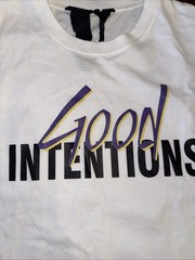 VLONE X NAV Good Intentions Doves Graphic T-Shirt Authentic White Men Size Small