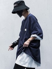 Niepce Men’s Industrial I-Tech Pocket Tee Japanese Streetwear T-Shirt