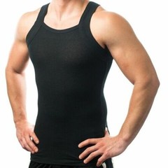4 pack Different Touch Men’s A Shirt, G Style Tank Top, Ribbed Top Medium-3X