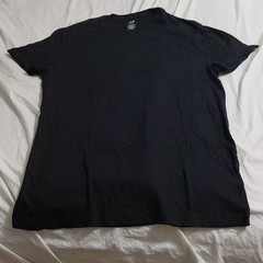 Gap Men’s Solid Black Crew Neck Short Sleeve Cotton Knit T-Shirt Size L Regular
