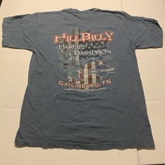 Hillbilly Harley Davison T Shirt Missing Tag M-L Gatlinburg TN 2012 20” X 28”