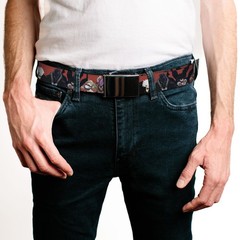 Adjustable Belt, Clamp Buckle, Cut-to-Fit, My Hero Academia Villains Group Po…