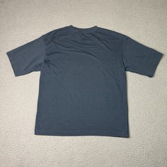Uniqlo T Shirt Mens Small Blue U AIRism Oversized Casual Short Sleeve Essential