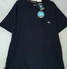 DICKIES Fast Dry Shirt MENS 3XL XXXL Blue Pocket tee Performance COOLING NWT