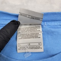Vintage Nike Shirt Mens Large Blue Basic Base Swoosh Essential Just Do It Adult