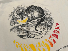 VTG 90s Anna Bananas Original NW Portland Coffee House Alice in Wonderland 2XL