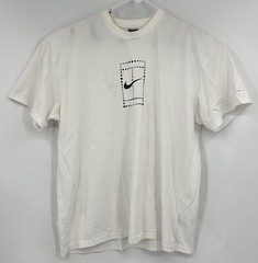 Vintage Nike White Shirt Mens 2XL Black Snike Sports Casual Gray Tag 2000-2002