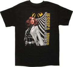 Marvel Mens Jessica Jones SHIELD Comics Superhero Black Shirt New M-2XL