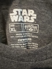 (551).Star Wars Empire Photo Lab Gray T Shirt Chewy Darth Vader Stormtroopers XL